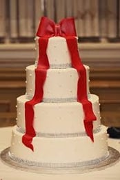 wedding cake without sugar - traditional fondant